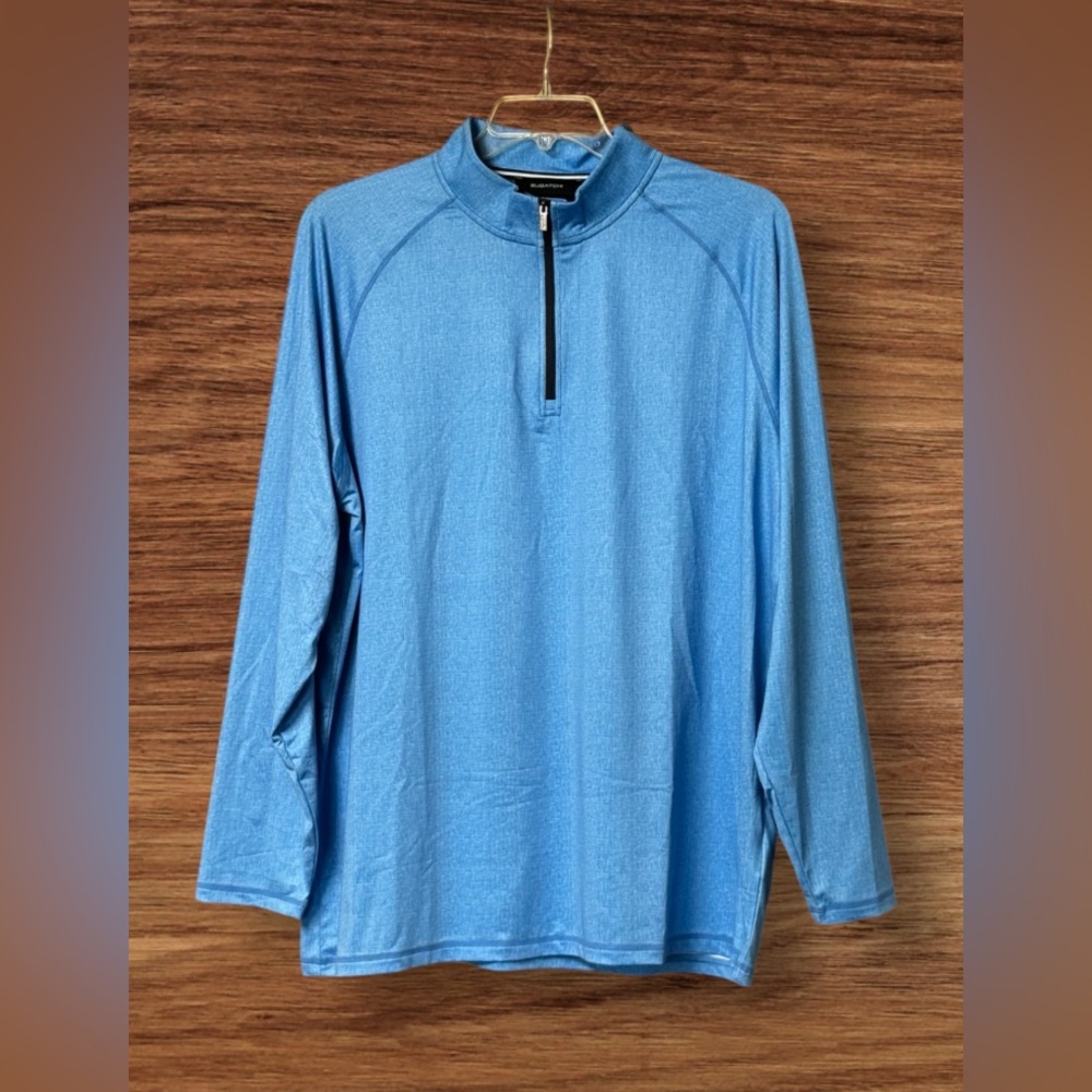 Like new! Bugatchi Performance Quarter Zip Pullover SZ XL blue